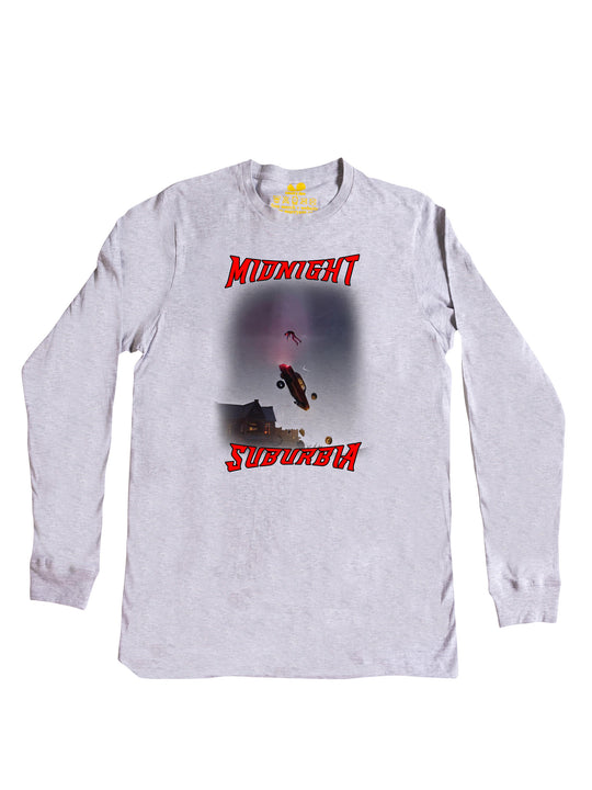 Midnight Suburbia Art A Long Sleeve