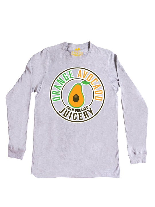 Orange Avocado Pittsburgh Logo Long Sleeve