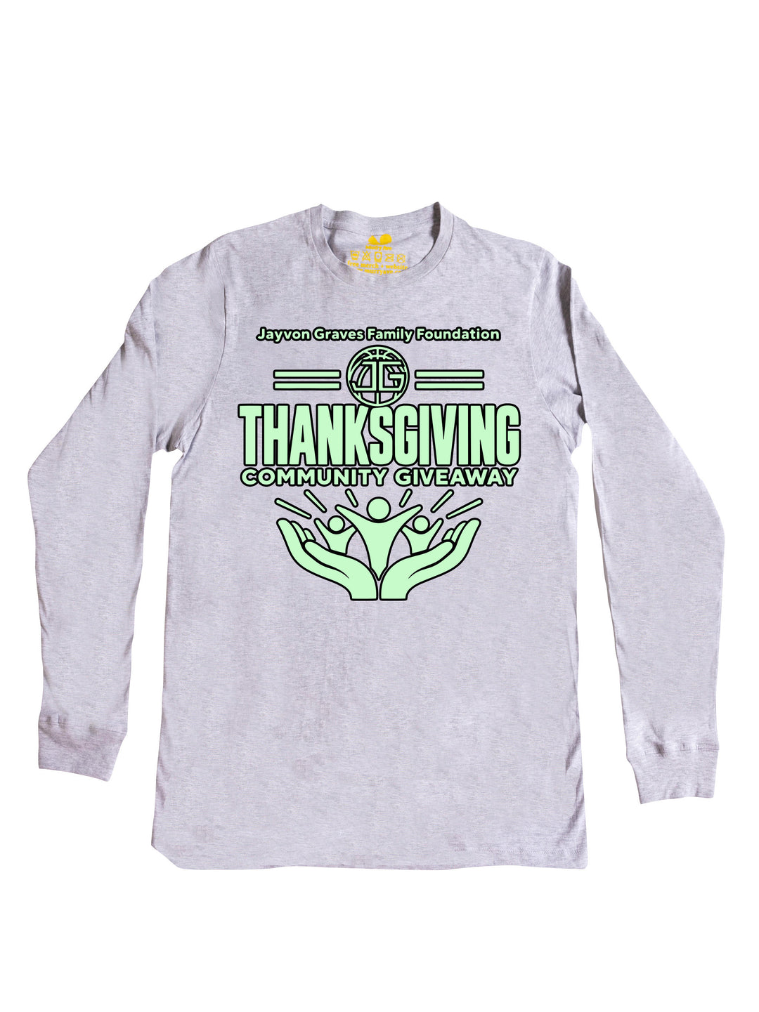 Jayvon Graves Family Foundation Thanks Giving Community Giveaway Long Sleeve
