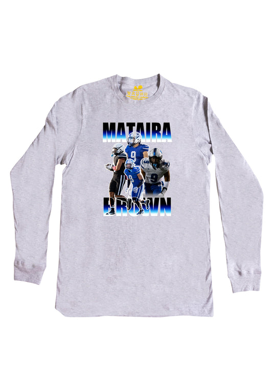 Mataira Brown Collage Long Sleeve