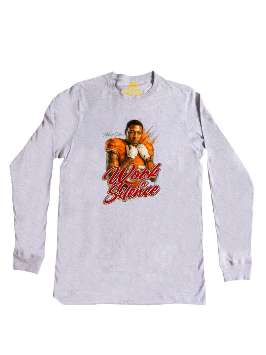 Work In Silence Portrait Long Sleeve
