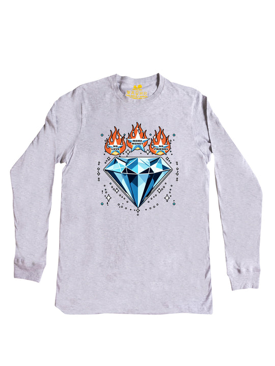 zerrick harris rhinestone Long Sleeve