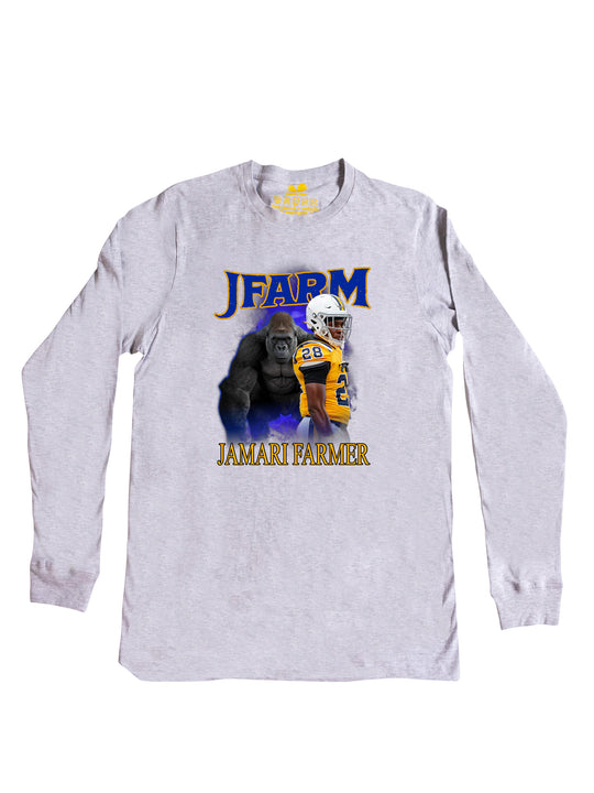 Jamari Farmer Gorilla Collage Long Sleeve