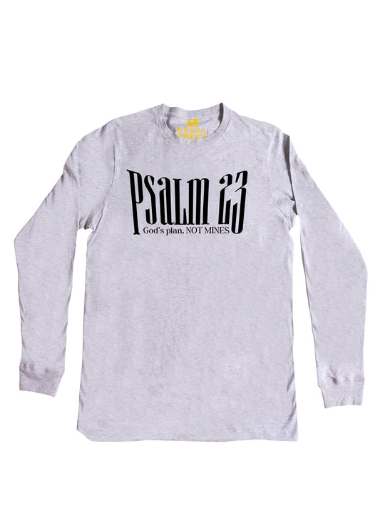 PSALM 23 Black Long Sleeve