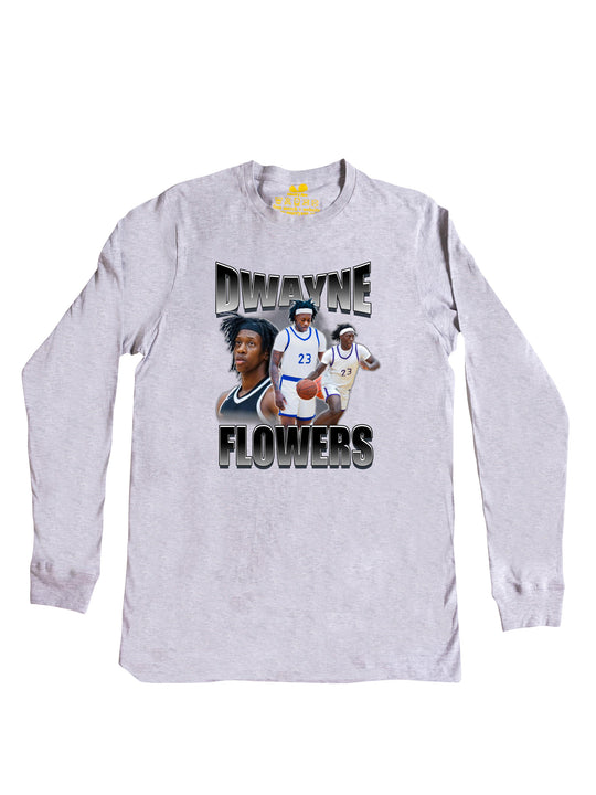 Dwayne Flowers Collage Long Sleeve