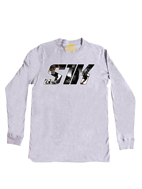 Kavin White Initials Long Sleeve