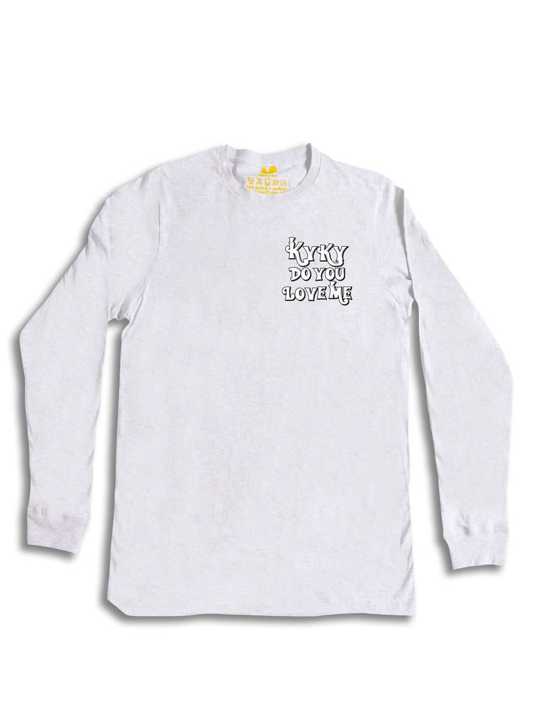Kyky Do You Love Me White Pocket Long Sleeve