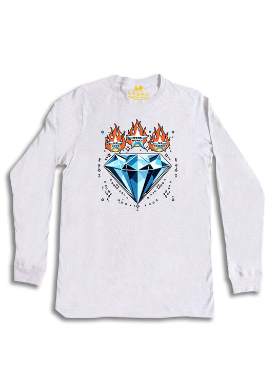zerrick harris rhinestone Long Sleeve