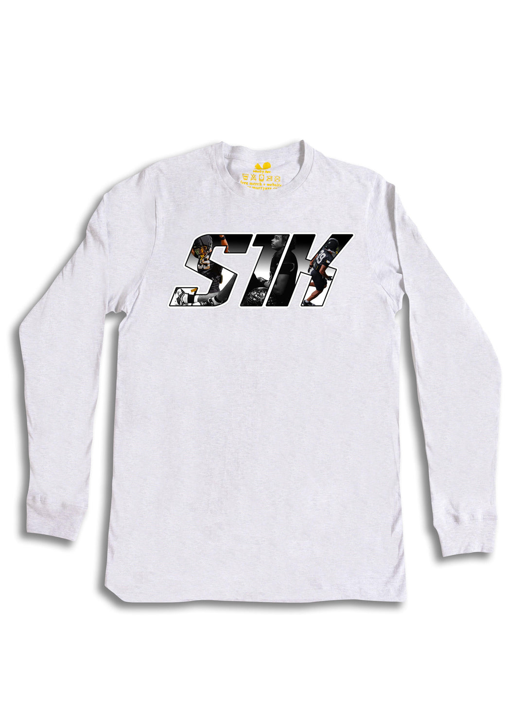 Kavin White Initials Long Sleeve