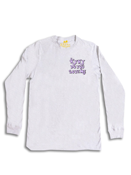 Kyky Do You Love Me Purple Pocket Long Sleeve