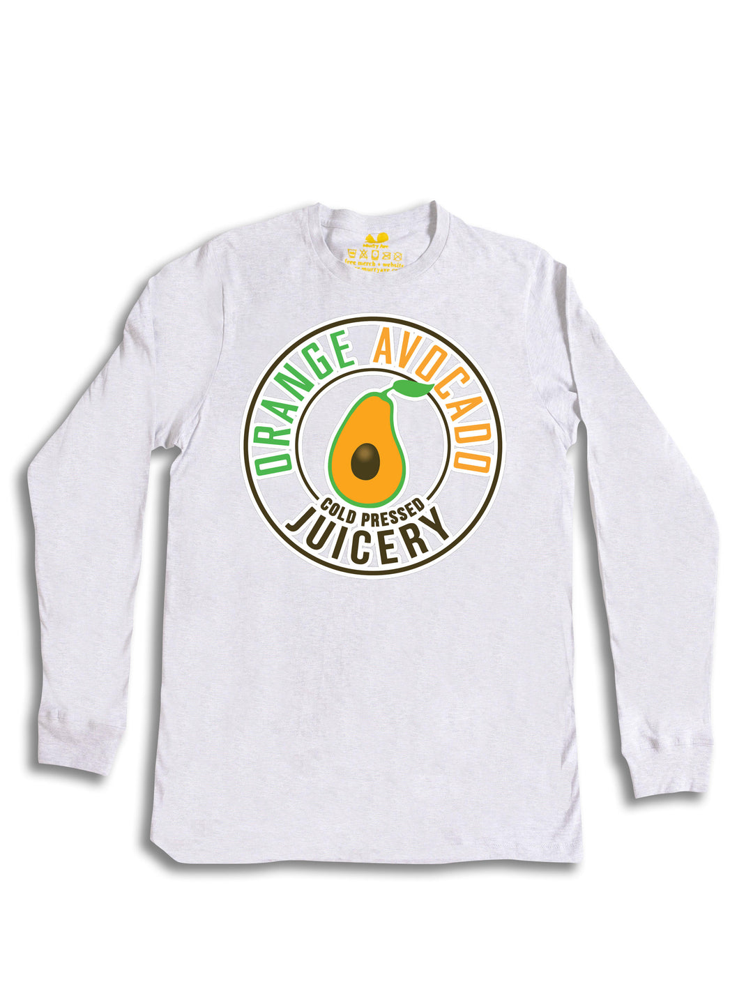 Orange Avocado Pittsburgh Logo Long Sleeve