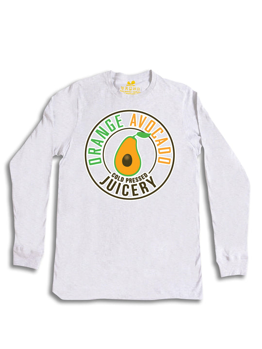 Orange Avocado Pittsburgh Logo Long Sleeve