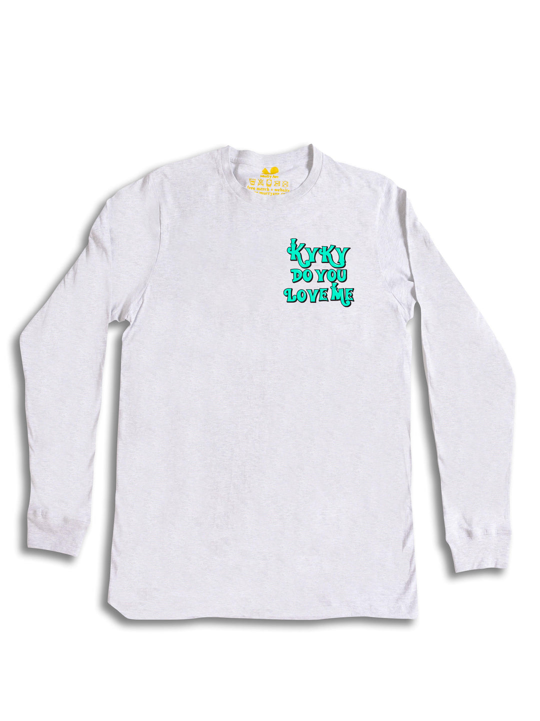Kyky Do You Love Me Teal Pocket Long Sleeve