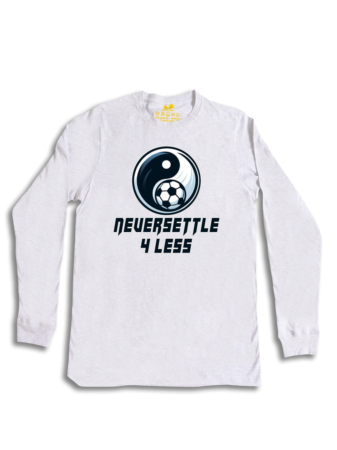 Never Settle 4 Less Logo Long Sleeve