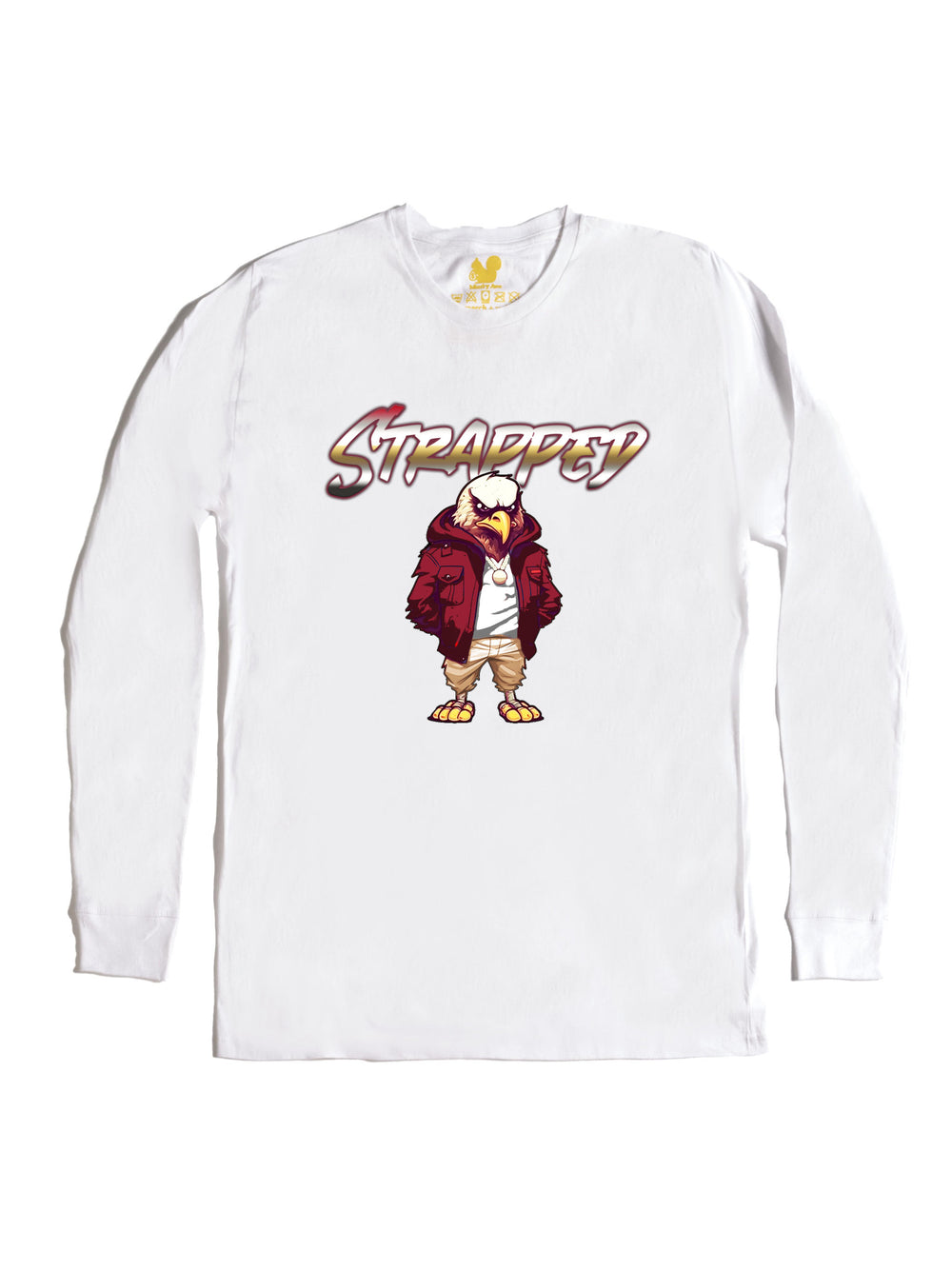Christian White Cartoon Long Sleeve
