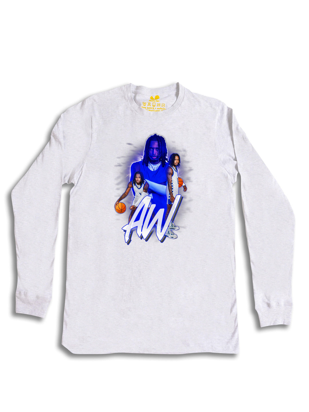 AJ White Collage Long Sleeve