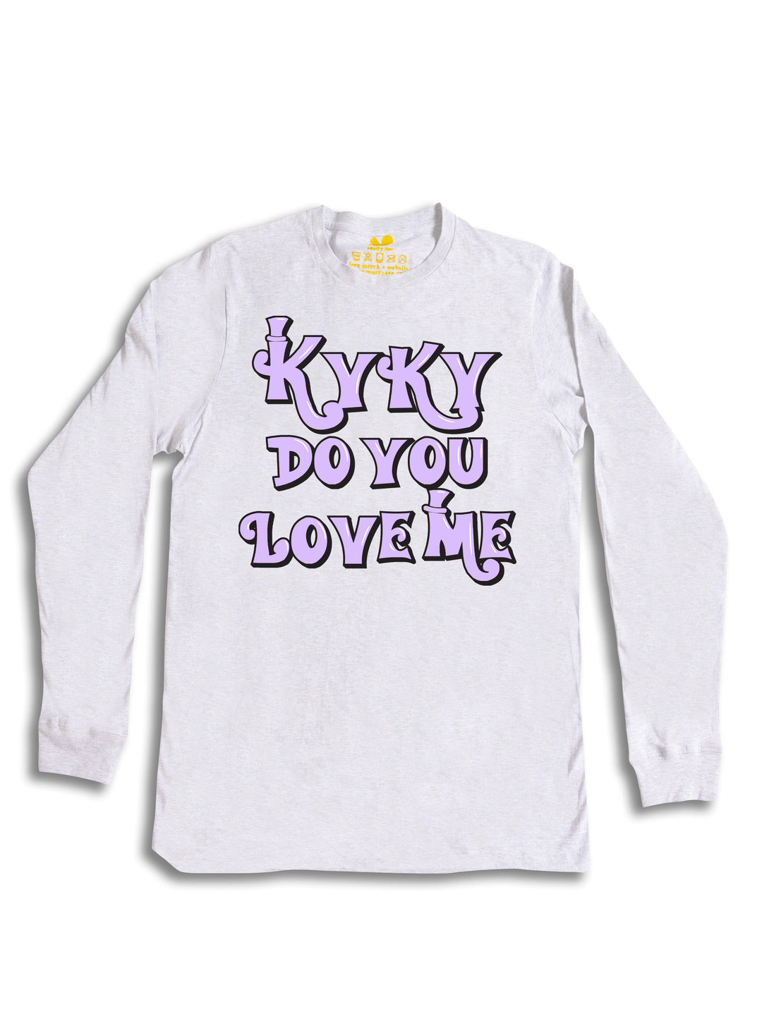 kyky do you love me purple Long Sleeve