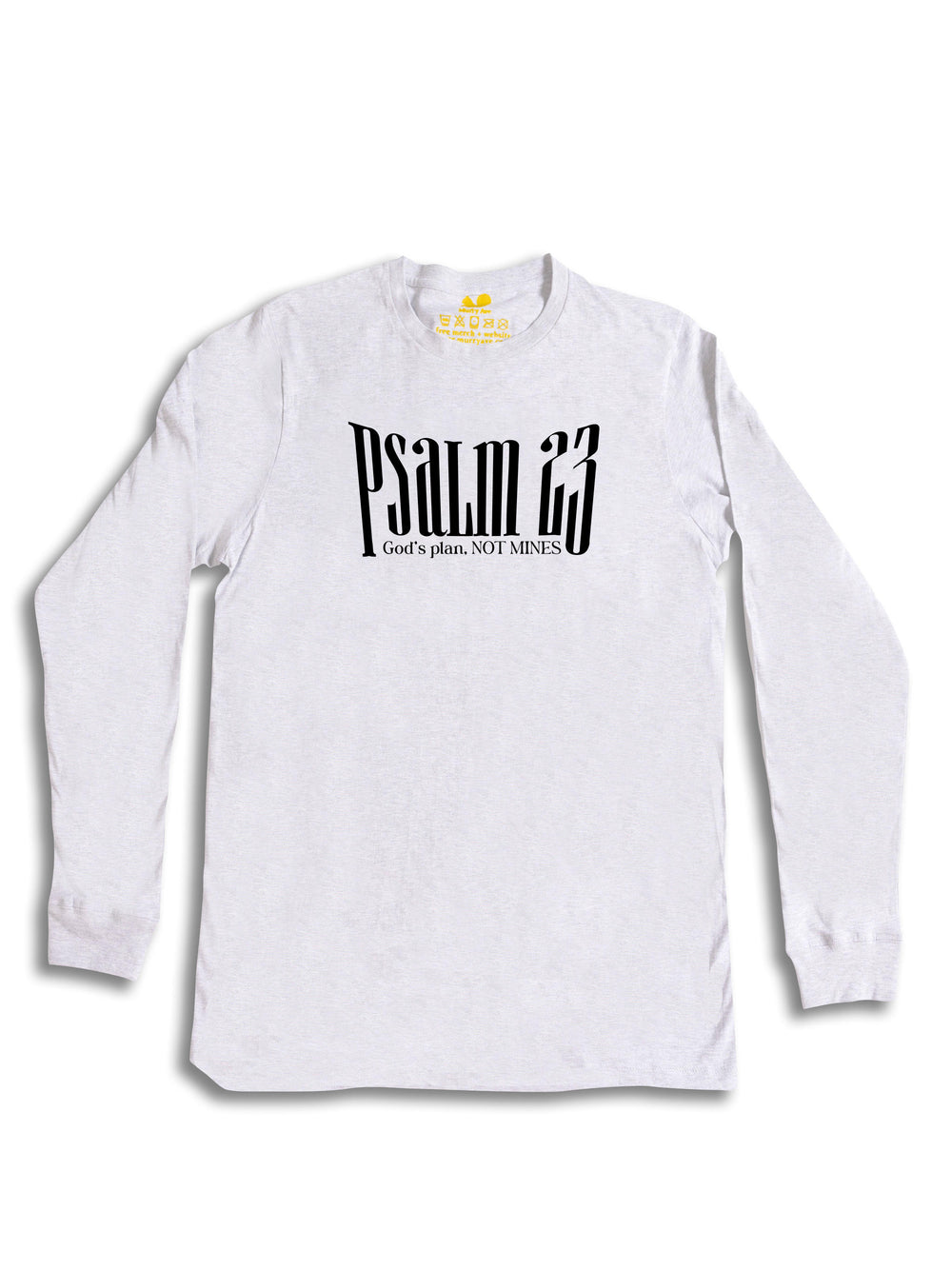 PSALM 23 Black Long Sleeve