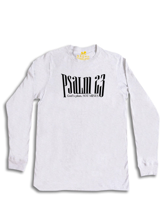 PSALM 23 Black Long Sleeve