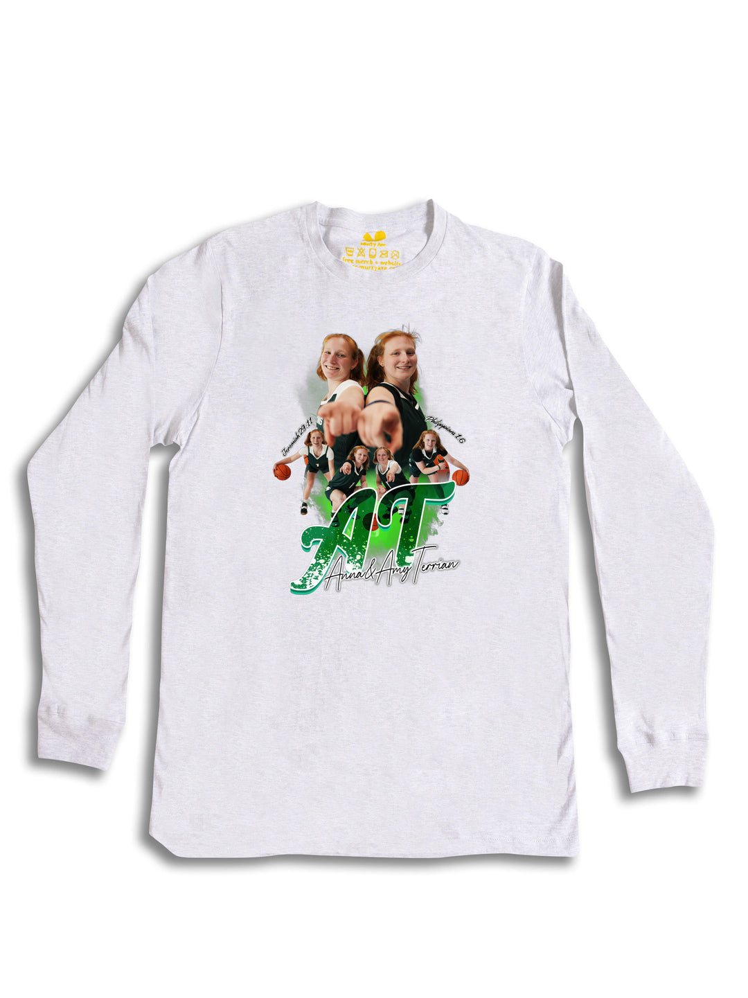 Anna and Amy Terrian Collage Long Sleeve