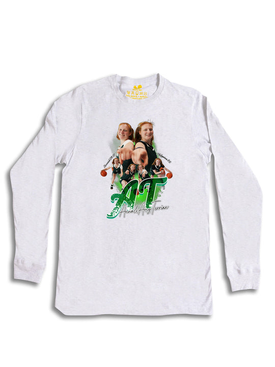 Anna and Amy Terrian Collage Long Sleeve