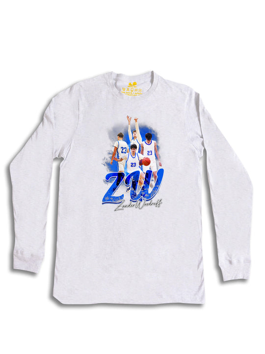 Zander Woodruff Initials Long Sleeve