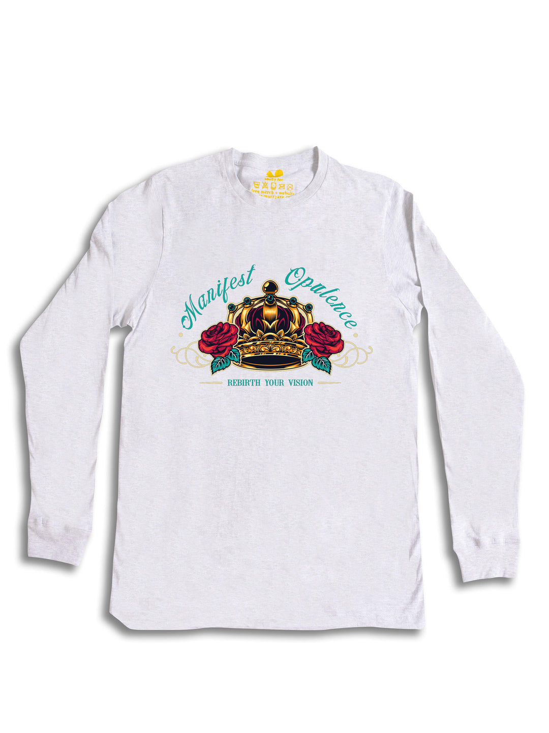 Manifest Opulence Gold Crown Long Sleeve