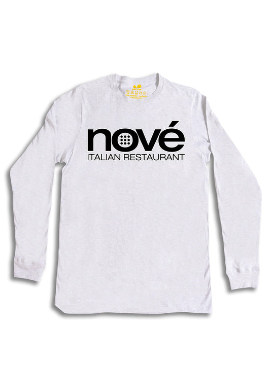 Nove Italian Restaurant  Logo Long Sleeve