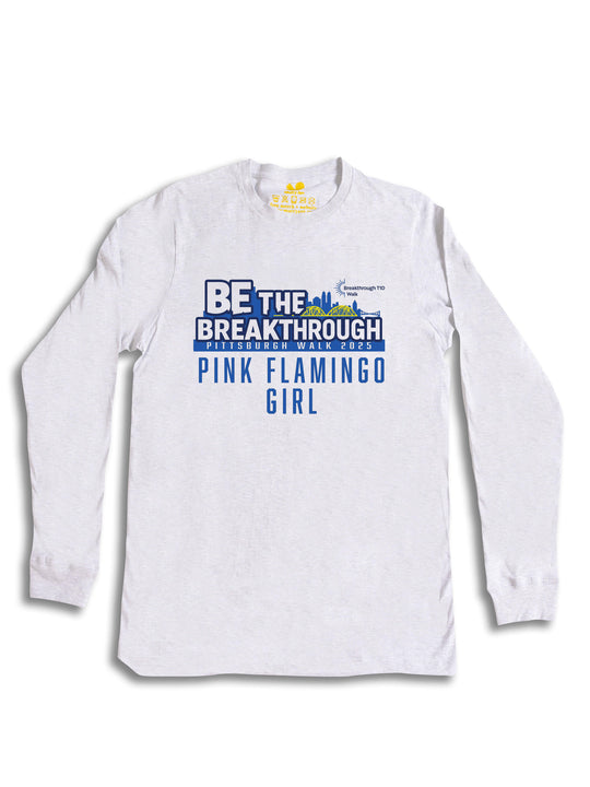 Pink Flamingo Girl Long Sleeve