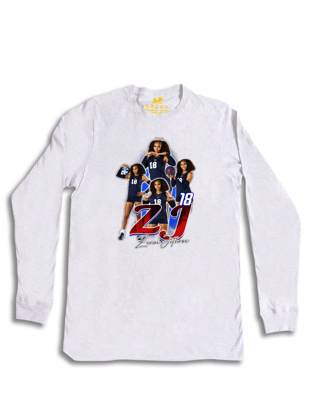 Zenai Jethroe Initials Long Sleeve
