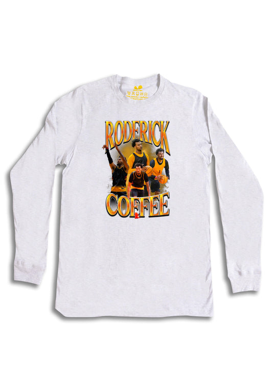 Roderick Coffee Collage Long Sleeve