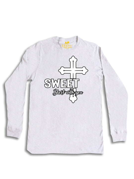 SWEET Start with you Cross Long Sleeve