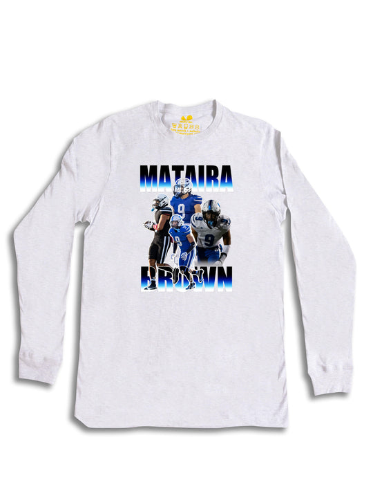 Mataira Brown Collage Long Sleeve