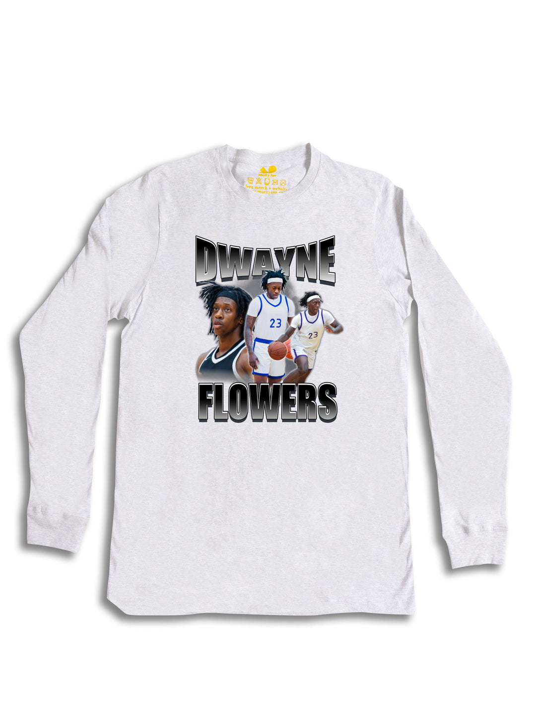 Dwayne Flowers Collage Long Sleeve