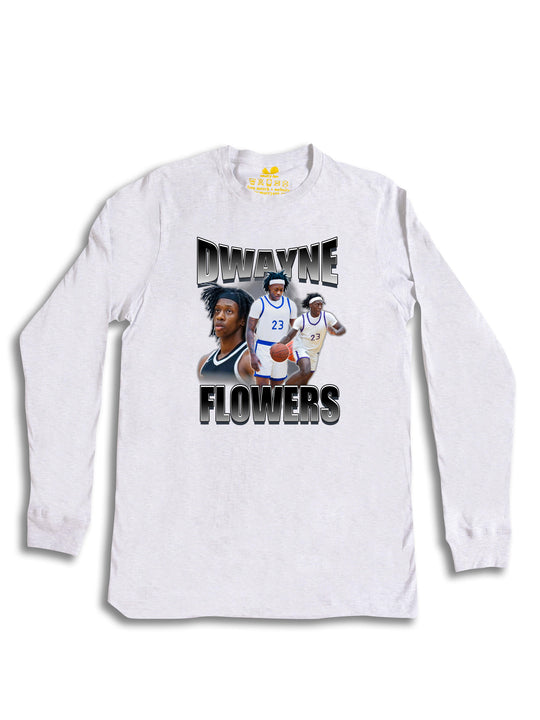 Dwayne Flowers Collage Long Sleeve