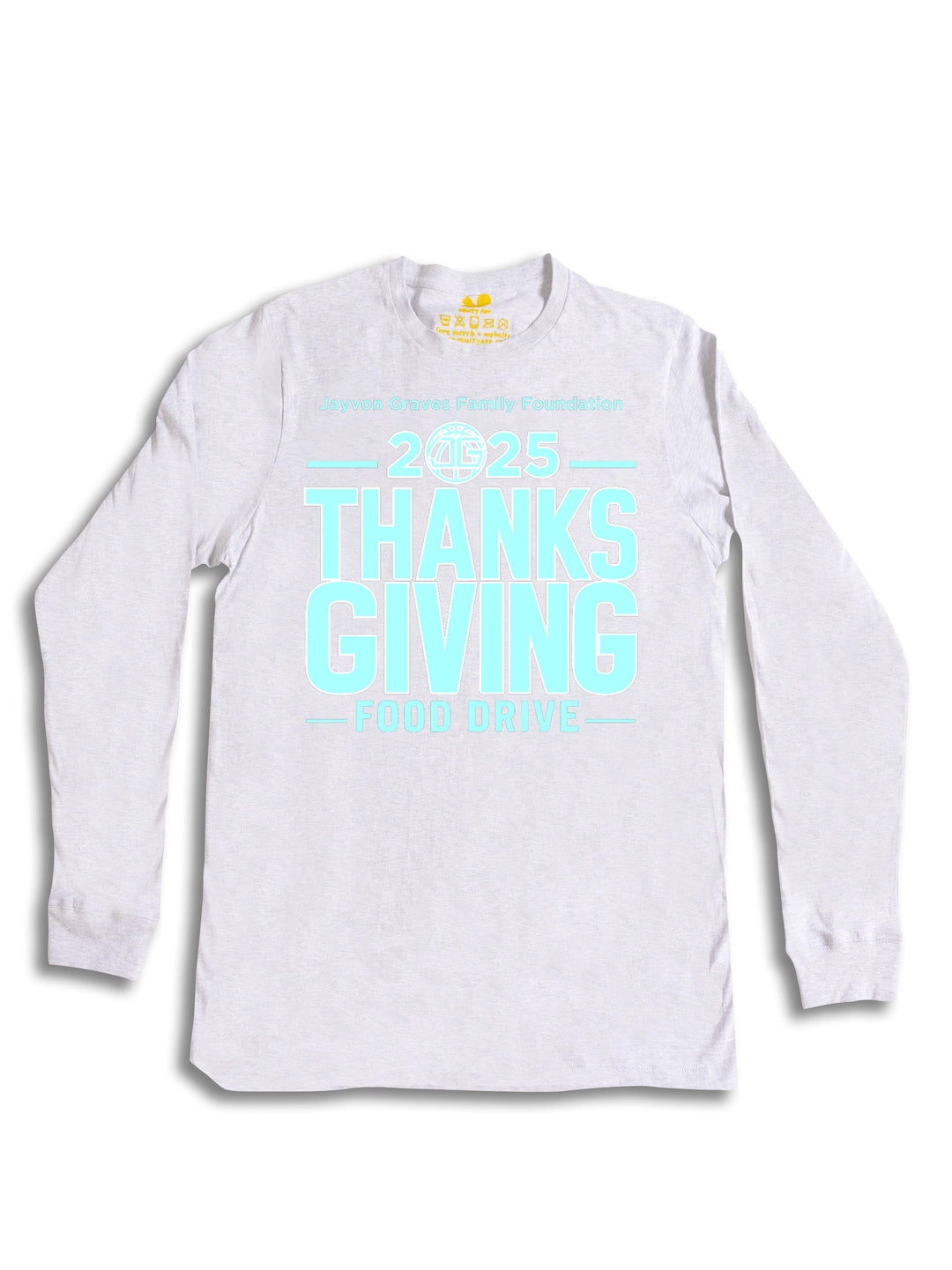 Jayvon Graves Foundation 2025 Thanks Giving Blue R Long Sleeve