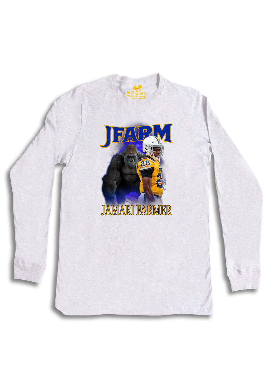 Jamari Farmer Gorilla Collage Long Sleeve