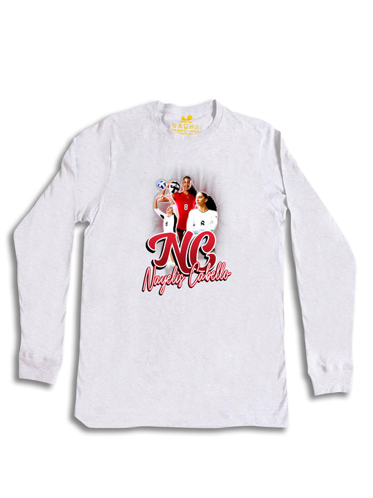 Nayelis Cabello Initials Long Sleeve