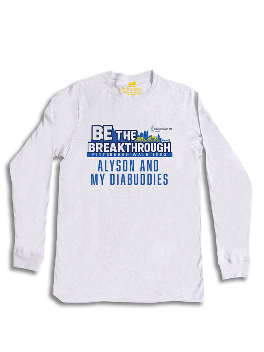 Alyson and my Diabuddies Long Sleeve