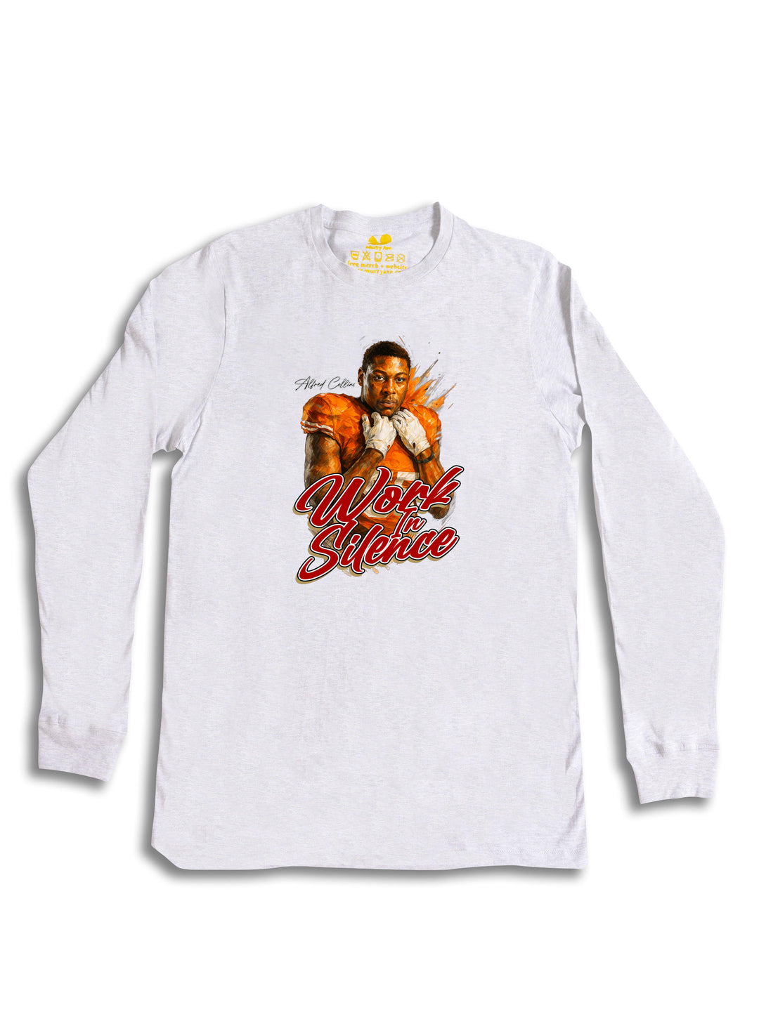 Work In Silence Portrait Long Sleeve