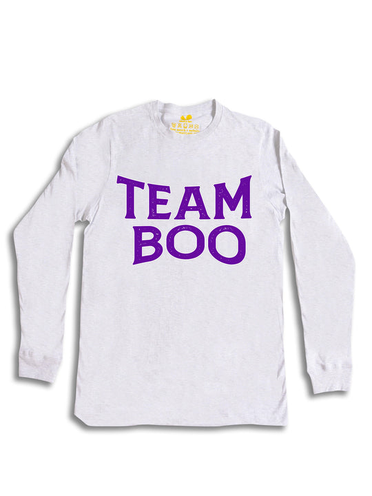 Team Boo Text Logo Long Sleeve