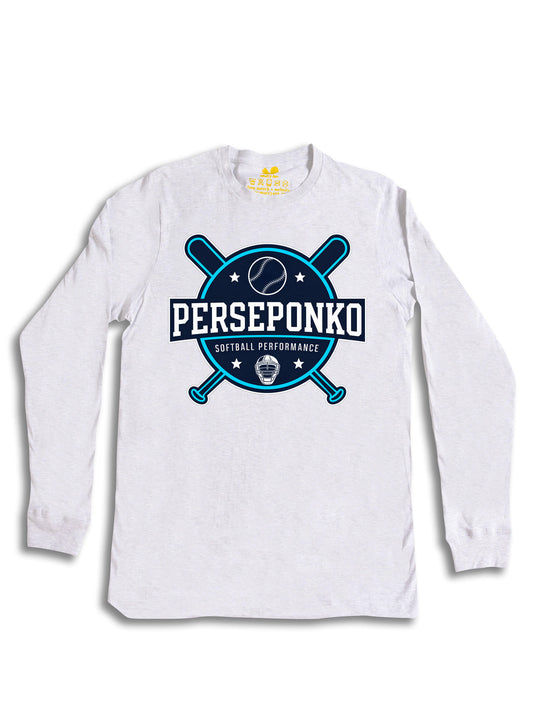 Perseponko Softball Performance Logo Long Sleeve