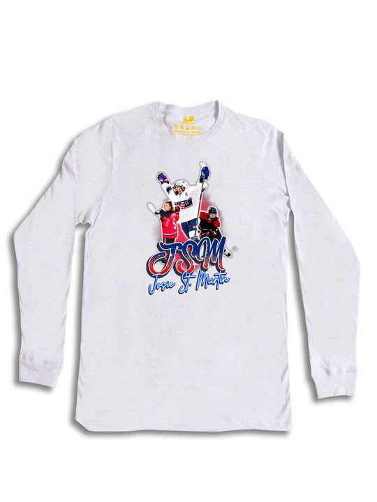 Josie St Martin Collage Long Sleeve