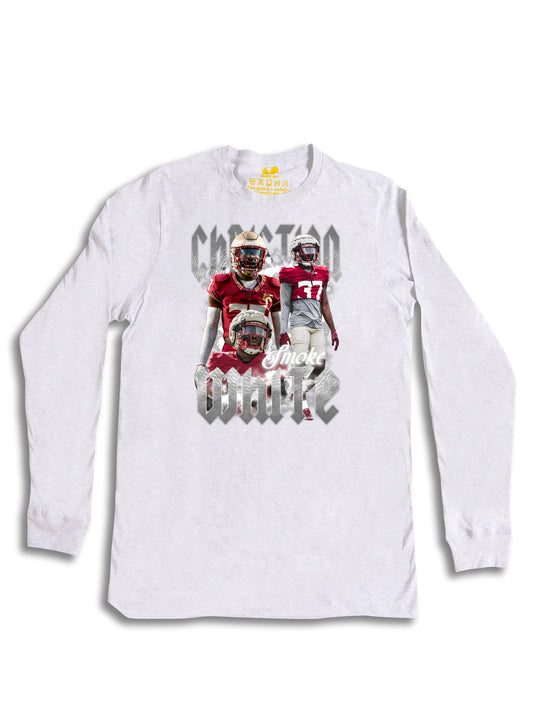 Christian White Collage  Long Sleeve