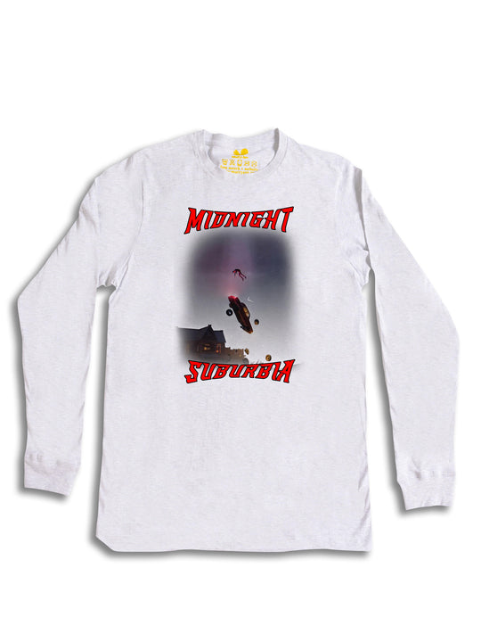 Midnight Suburbia Art A Long Sleeve
