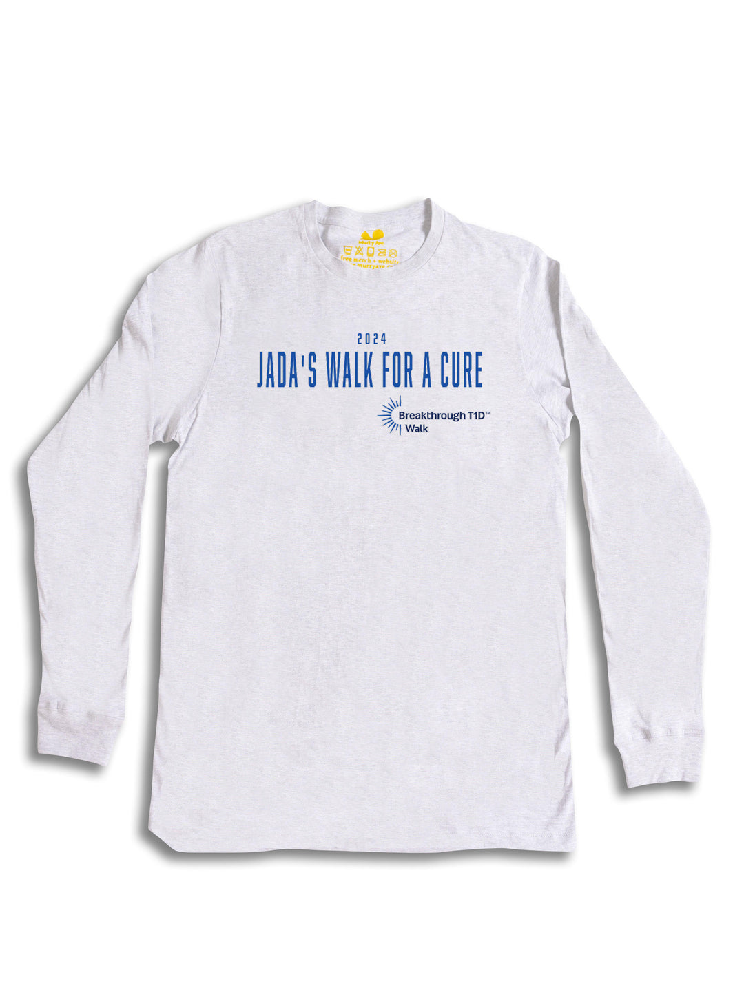 Jadas Walk for a Cure Long Sleeve