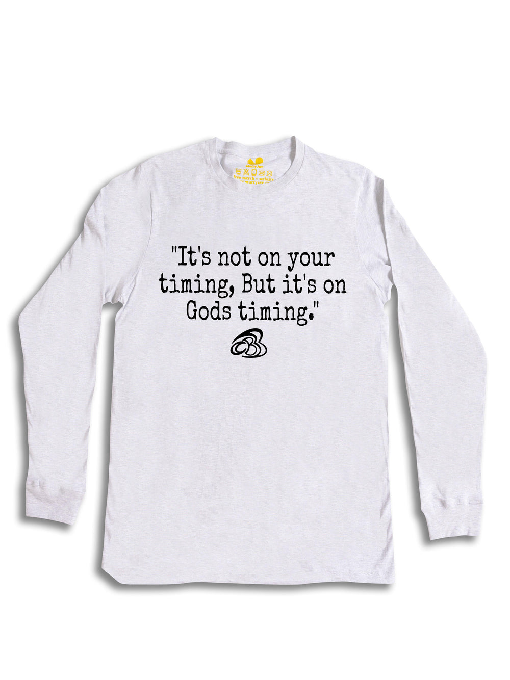 Gods Timing Black Long Sleeve
