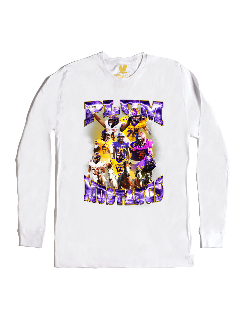 Plum Mustangs Long Sleeve