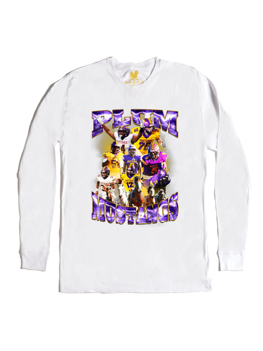 Plum Mustangs Long Sleeve