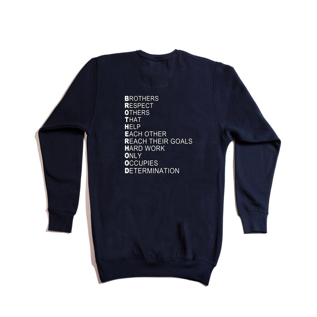 The Brotherhood Quote Crewneck Sweatshirt